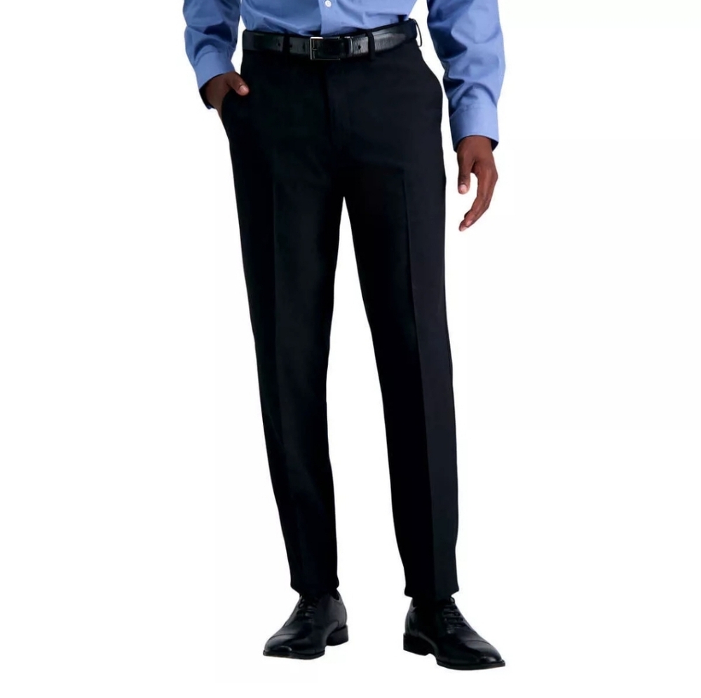 Men'Kenneth Cole Reaction Slim Fit Performance Pant Black Size 38x30 NWT